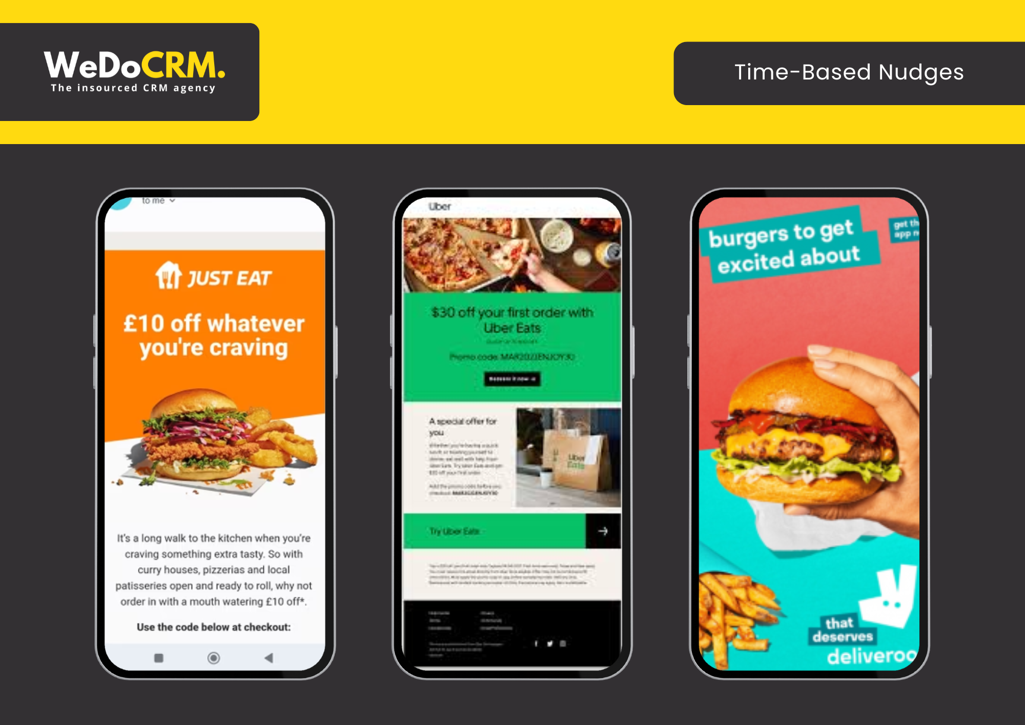 JustEat example for email personalisation