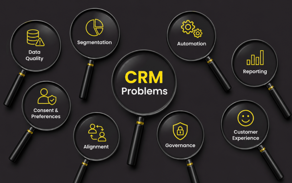The Most Common CRM Problems and How to Fix Them