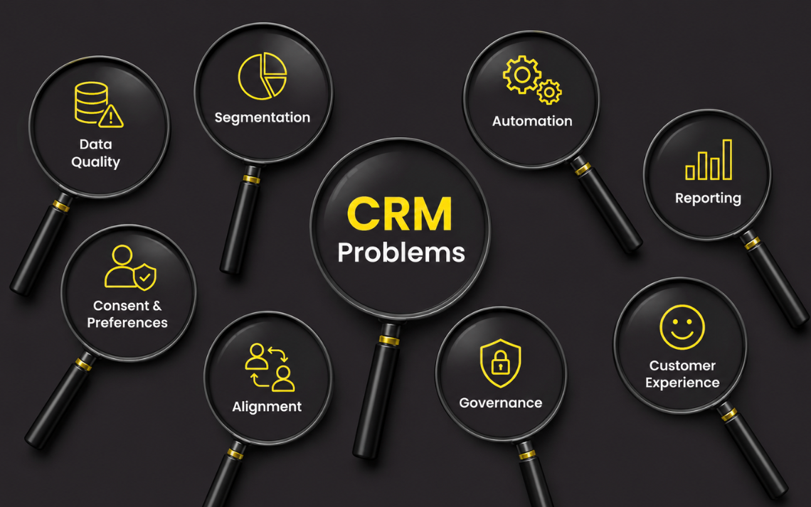The Most Common CRM Problems and How to Fix Them